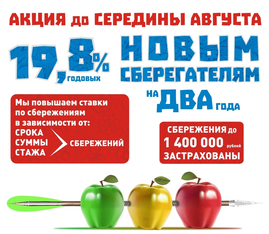 Акция по сбережениям в Нижегородском кредитном союзе